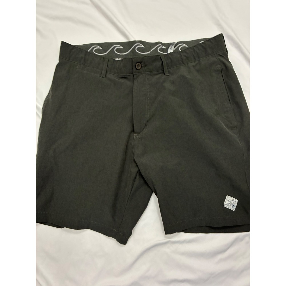 Trunks Land to Water Hybrid Shorts Mens 32 Gray Quick Dry Stretch Boardshorts